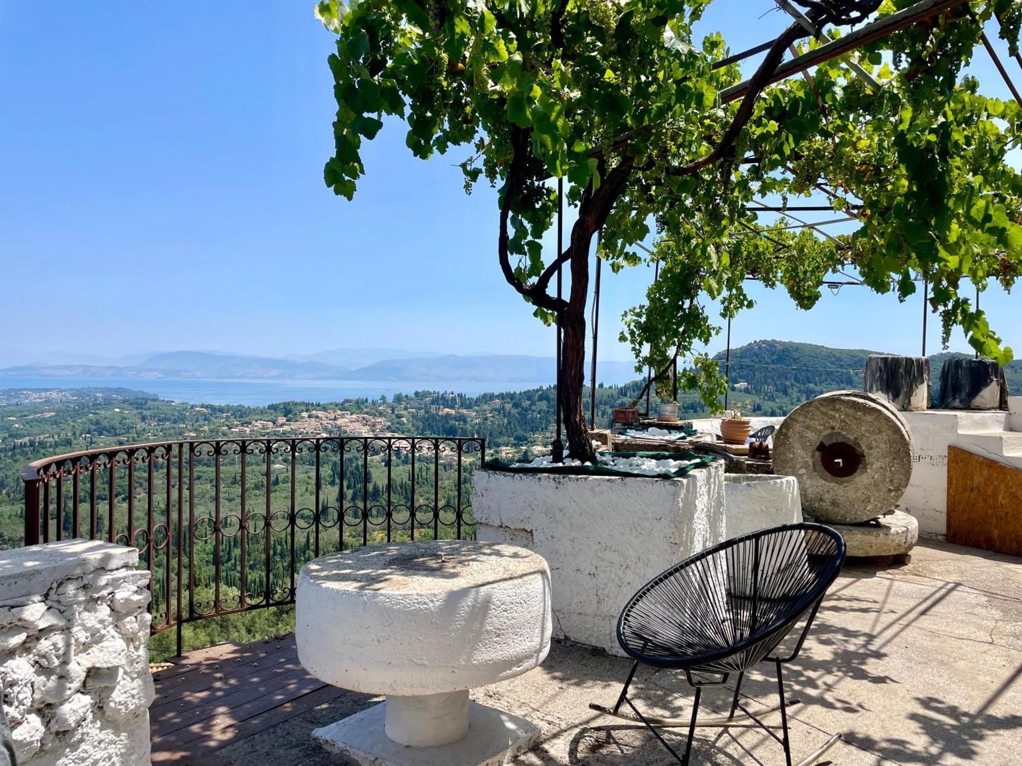 Mary'S House With Panoramic View Villa Ájoi Déka Kültér fotó